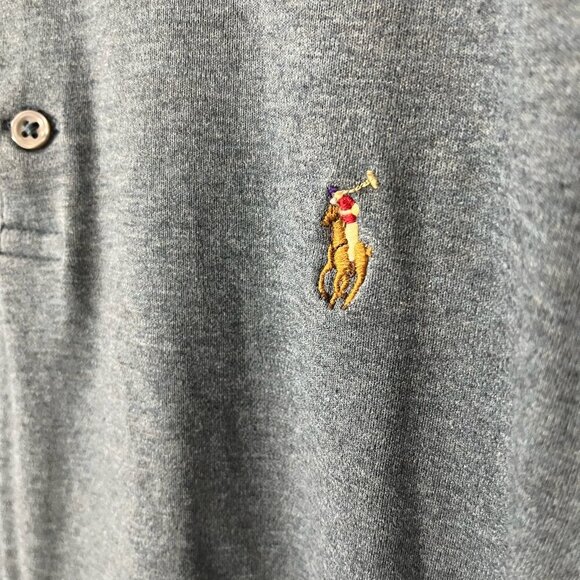 Polo Ralph Lauren Logo-Embroidered Classic Fit Long-Sleeve Shirt Men's XL Preppy - Picture 7 of 10
